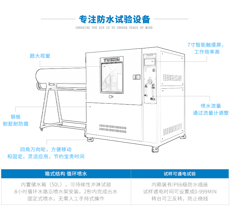 汽車電機(jī)IP65防水測(cè)試設(shè)備